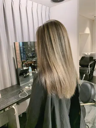 ロング 田中 聖也のヘアスタイル