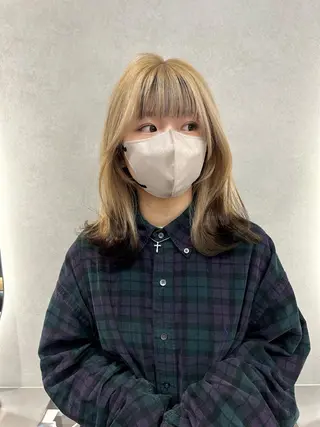 セミロング 卒業式ヘアセット🎀 ヘアアレンジのヘアスタイル