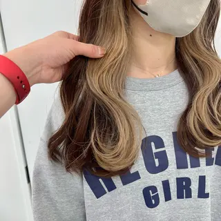 ロング カラー 韓国スタイル🇰🇷 トレンドレイヤー🪡のヘアスタイル