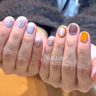 ネイル umber 三茶1分のネイルデザイン