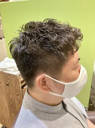 ショート パーマ メンズ特化💥荻窪 No.1柴田憲秀のヘアスタイル