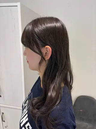 セミロング ヘアアレンジ 西野 楓加のヘアスタイル