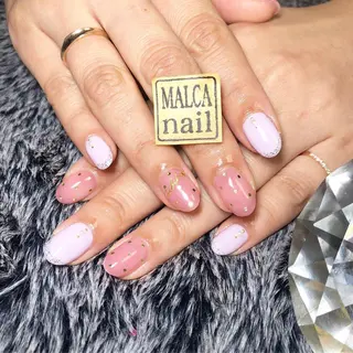 ミディアム カラー ヘアアレンジ キッズ ネイル マツエク・マツパ MALCAnail(マルカネイル)所属・荒木 莉奈のネイルデザイン