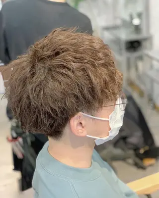 ショート ank classic hair【アンククラシックヘアー】所属・バレ、ハイライト モデル募集　齋藤祐哉のヘアスタイル