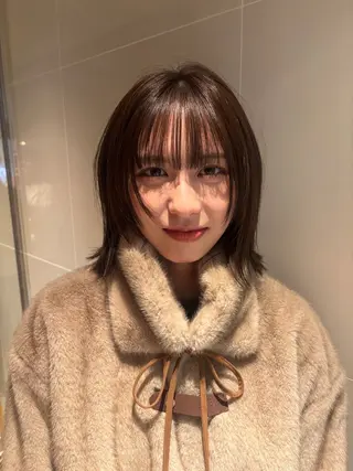 カラー 韓国風ヘア/パーマ ♡あゆのヘアスタイル