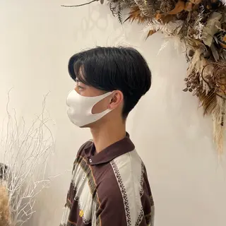 パーマ メンズ 松本 玲菜のヘアスタイル