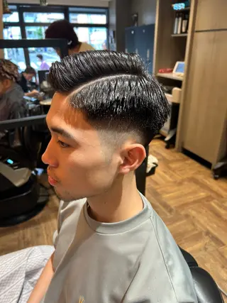 ショート メンズ BARBER SHOP 涼所属・清水 大生のヘアスタイル
