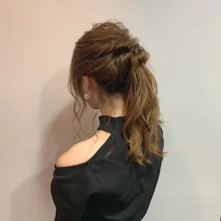 ヘアアレンジ インナーカラー🧸 suzunaのヘアスタイル