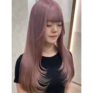 ロング カラー レイヤー/艶カラー/ Natsuho💞のヘアスタイル