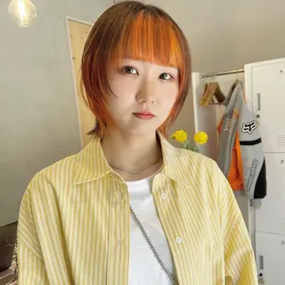 ミディアム カラー cope'u  emu所属・cope'u moneのヘアスタイル