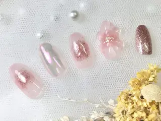 ネイル ネイルPetit Ribbonのネイルデザイン