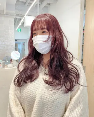 ロング カラー 透明感カラー🪡🤍 nanao🤍🪡のヘアスタイル