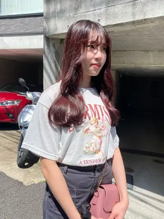 ロング カラー 🌻名古屋🌻 🫧ハイトーン🫧のヘアスタイル