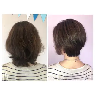 ショート カラー やまぐち まりんのヘアスタイル