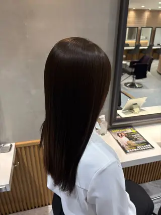 セミロング 久保頭 大地のヘアスタイル