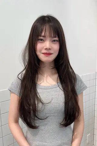 ミディアム GO TODAY  NU茶屋町所属・顔まわりで第一印象を 良くする美容師のヘアスタイル