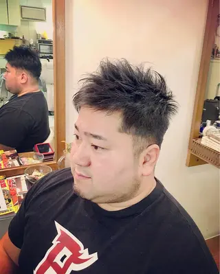 カラー パーマ メンズ Monica-札幌美髪専門美容室-所属・塩崎 春香のヘアスタイル