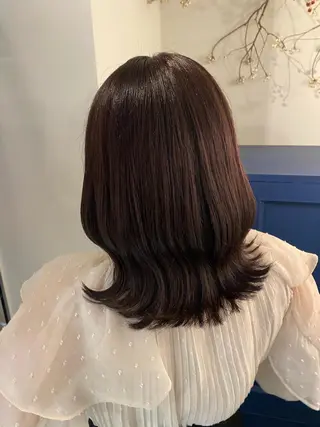 カラー 山本 琴葉 /ボブ /切りっぱなしボブのヘアスタイル