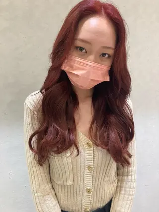 ロング カラー nono/パーマ /顔まわりカット🐈のヘアスタイル