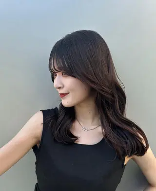 ミディアム カラー COA GINZA 小野澤駿のヘアスタイル