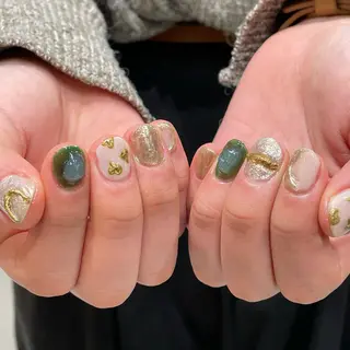 ネイル 淡色ネイル 🎀moeのネイルデザイン