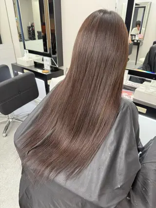 ロング カラー ハル🫧エクステ難波 韓国ヘア髪質改善のヘアスタイル