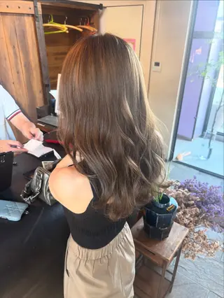 ロング カラー NAGON STYLE所属・NAGONSTYLE 田村　莉生のヘアスタイル