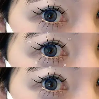 マツエク・マツパ Mell Yuuna ♡パリエク /束感のマツエク・マツパデザイン