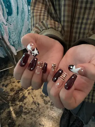 ネイル 🩶韓国/ワンホン myu🩶のネイルデザイン