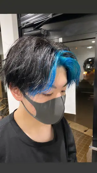 ショート カラー メンズ Hair  Salon SAITO所属・Taisei/ ブリーチモデル様募集のヘアスタイル