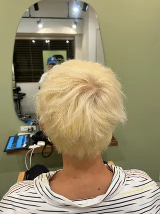 ショート 池袋/艶カラー✖️ ☘️DEMURAのヘアスタイル