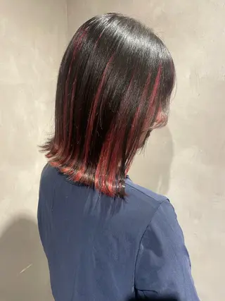 ミディアム カラー hisano / ハイトーン・透明感のヘアスタイル