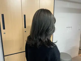 ミディアム tokute 中野真咲🐺のヘアスタイル