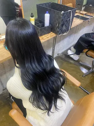 ロング カラー ブリーチカラーと、髪 質改善。HARUKAのヘアスタイル