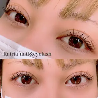 マツエク・マツパ Rairia nail&eyelash所属・Rairia CHIKAのマツエク・マツパデザイン