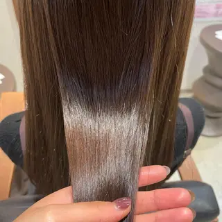 ロング パーマ Spin hair 檜垣菜愛のヘアスタイル