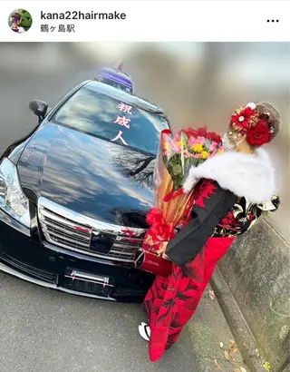 ロング ヘアアレンジ KANA カナのマツエク・マツパデザイン