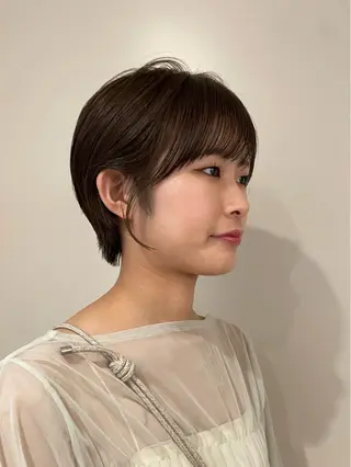 ショート 矢場町/酸性ストレー ト/ボブパーマのヘアスタイル