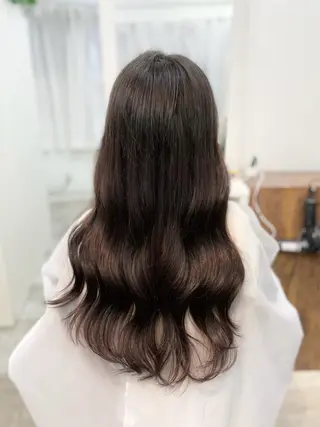 ロング カラー 韓国ヘア🤍髪質改善 🇰🇷AKANEのヘアスタイル