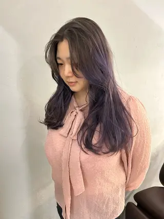 ロング カラー ケアパーマ/ブリーチ daisukeのヘアスタイル