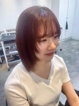 カラー 札幌クロスパーマ /🎀柴田ひな🎀のヘアスタイル