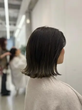 ミディアム 名古屋/伏見/花屋 併設/不破新のヘアスタイル