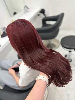 ロング カラー 🤍レイヤー/顔周り 暖色hirari🤍のヘアスタイル