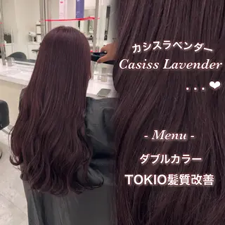 ロング カラー 女の子が好きな色 モテ暖色🎀🪽のヘアスタイル