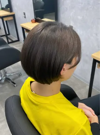 ショート 熊谷 有紗のヘアスタイル