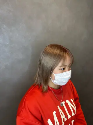 ミディアム カラー メンズモデル募集中 <石川愛莉>のヘアスタイル