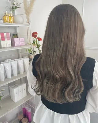 セミロング カラー 〘 ROSSO〙 yunonのヘアスタイル