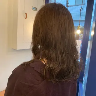 セミロング カラー パーマ march merryのヘアスタイル