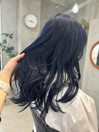 ロング カラー tetohair ありもとみゆのヘアスタイル