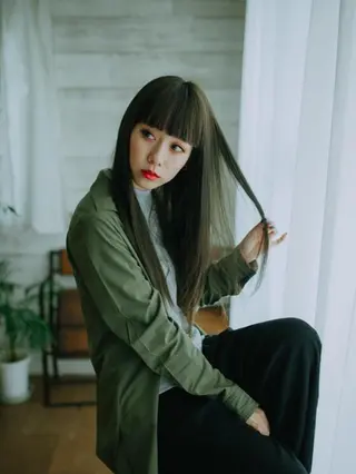 ロング カラー どんな髪の悩みも解決 します✨田嶋俊一✨のヘアスタイル